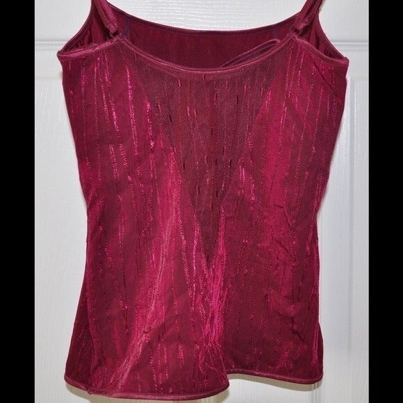 Bordeaux Top with sewn in bra - Picture 7 of 9